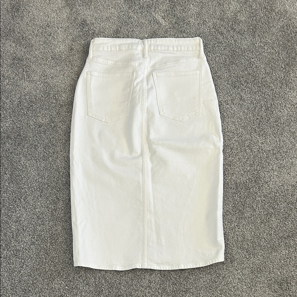 GAP White Icon Denim Skirt - Picture 5 of 8